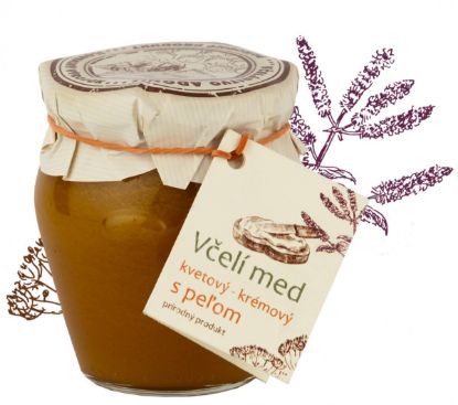 Obrázok z Med krémový s peľom 250g