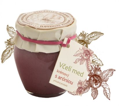 Obrázok z Med krémový s aroniou  240g