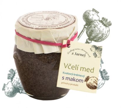 Obrázok z Med krémový s makom  250g