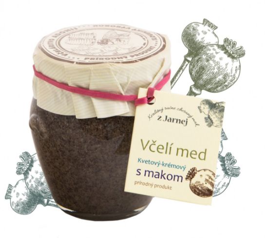 Obrázok z Med krémový s makom  250g