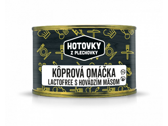 Obrázok z Kôprová omáčka s hovädzím mäsom Lactofree  400g