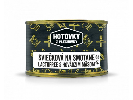 Obrázok z Sviečková na smotane s hovädzím mäsom Lactofree  400g