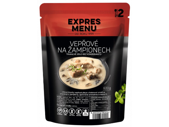 Obrázok z Expres menu- Bravčové na šampiňónoch 600g