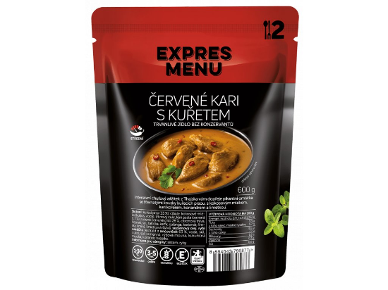 Obrázok z Expres Menu - Červené karí s kuracím mäsom 600g