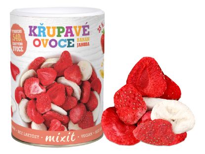 Obrázok z Mixit - Chrumkavé ovocie Banán ,Jahoda 80g