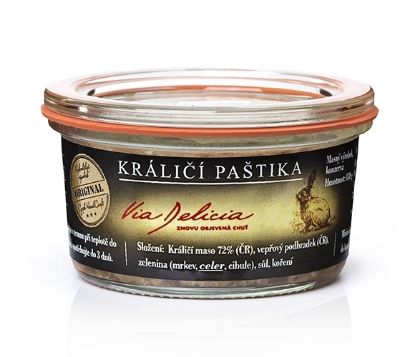 Obrázok z Via Delicia Králičia paštéta 130g