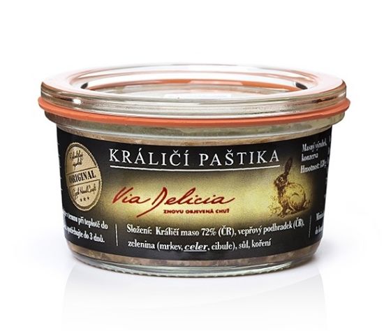 Obrázok z Via Delicia Králičia paštéta 130g