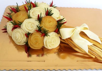 Obrázok z Syrová torta  kytica N13