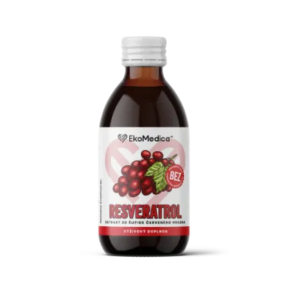 Obrázok z Resveratrol – nápoj s extraktom zo šupiek červeného hrozna EkoMedica SK