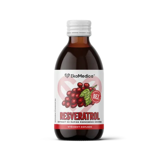Obrázok z Resveratrol – nápoj s extraktom zo šupiek červeného hrozna EkoMedica SK